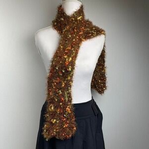VTG‎ Unique Autumn Fairy Scarf in Brown